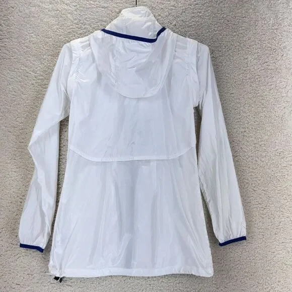 Nike Golf Convertible Hooded Jacket Vest White S Zip Up Long Sleeve Lightweight - Picture 2 of 11